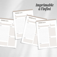 Charger l'image dans la galerie, Fichier digital pour prise de notes pendant le culte