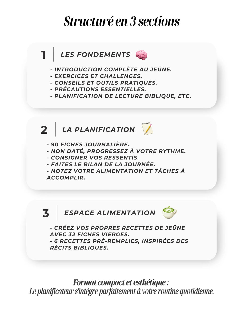 Planificateur de Jeûne