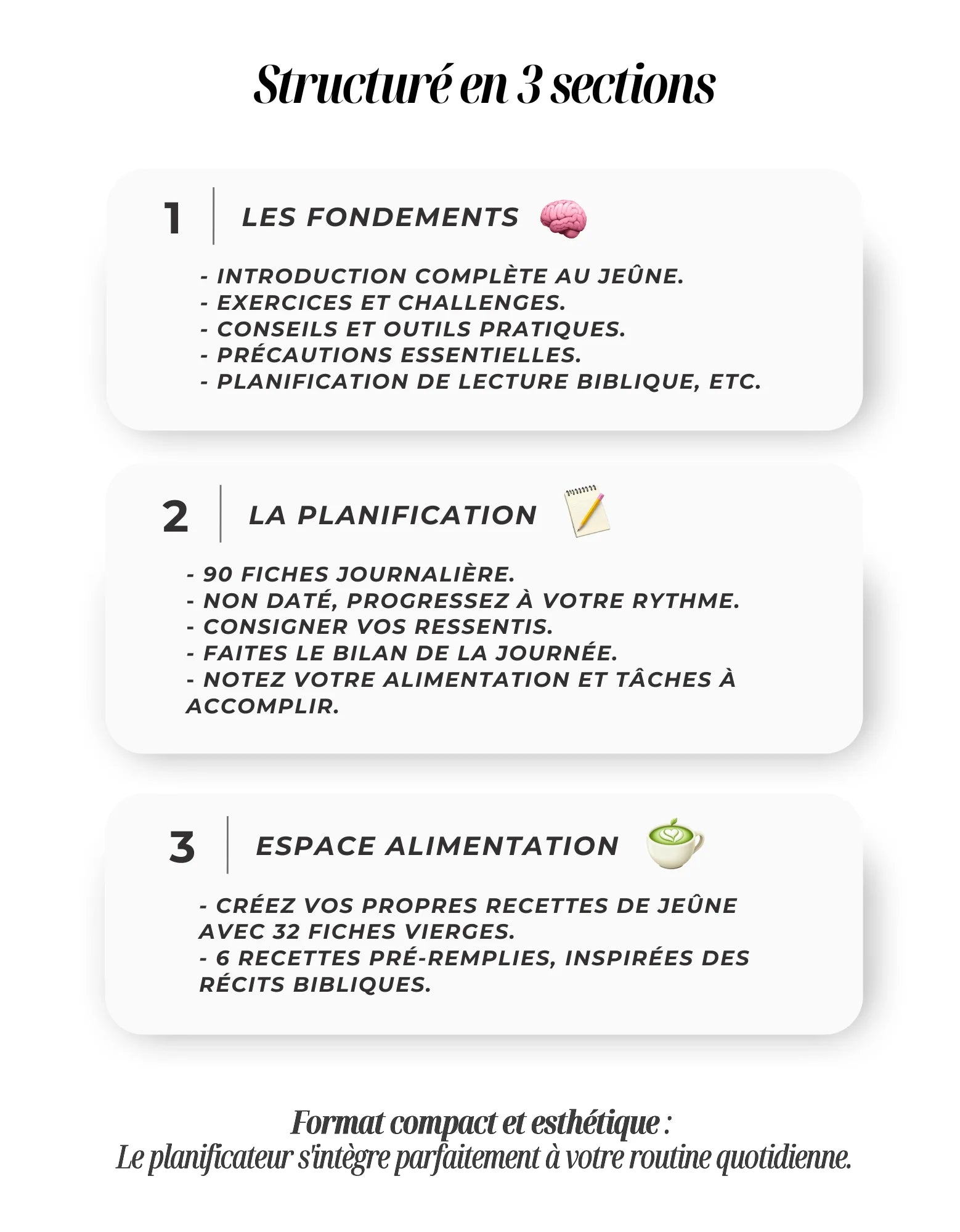 Planificateur de Jeûne