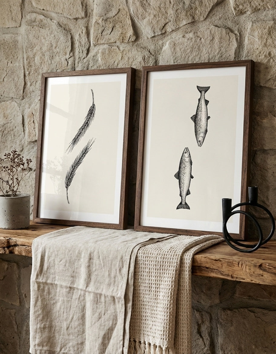 Ensemble de 3 Posters Digitaux