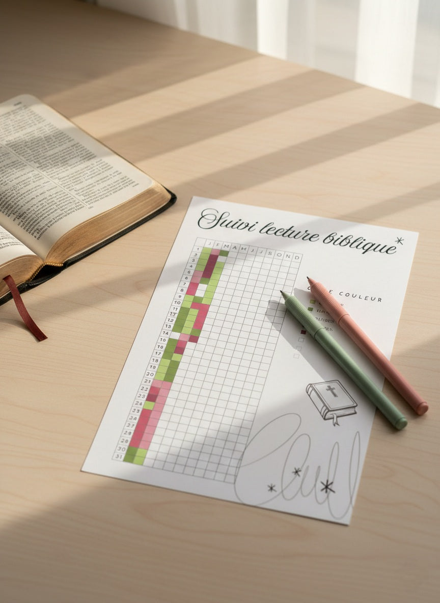 Fichier digital suivi de lecture biblique