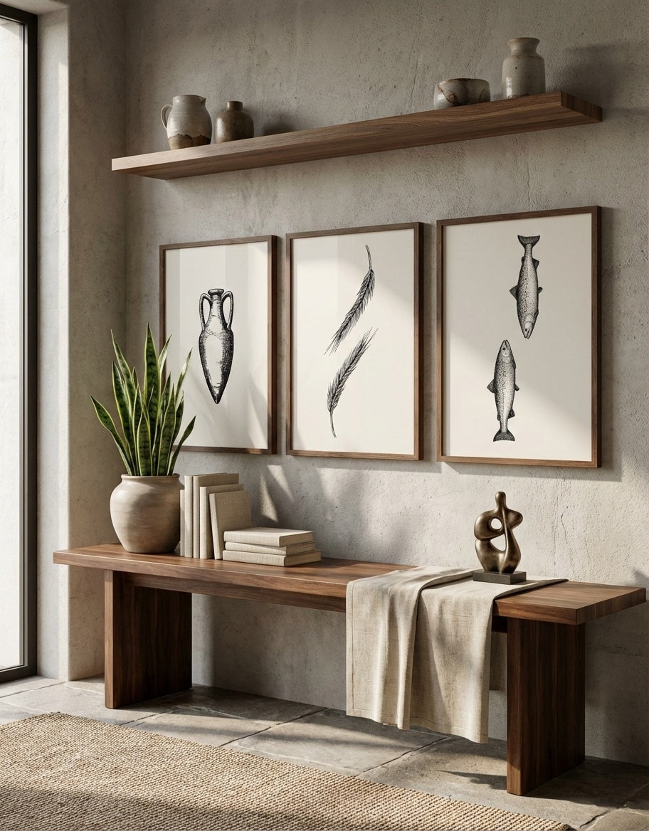 Ensemble de 3 Posters Digitaux