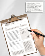 Fichier digital pour prise de notes pendant le culte