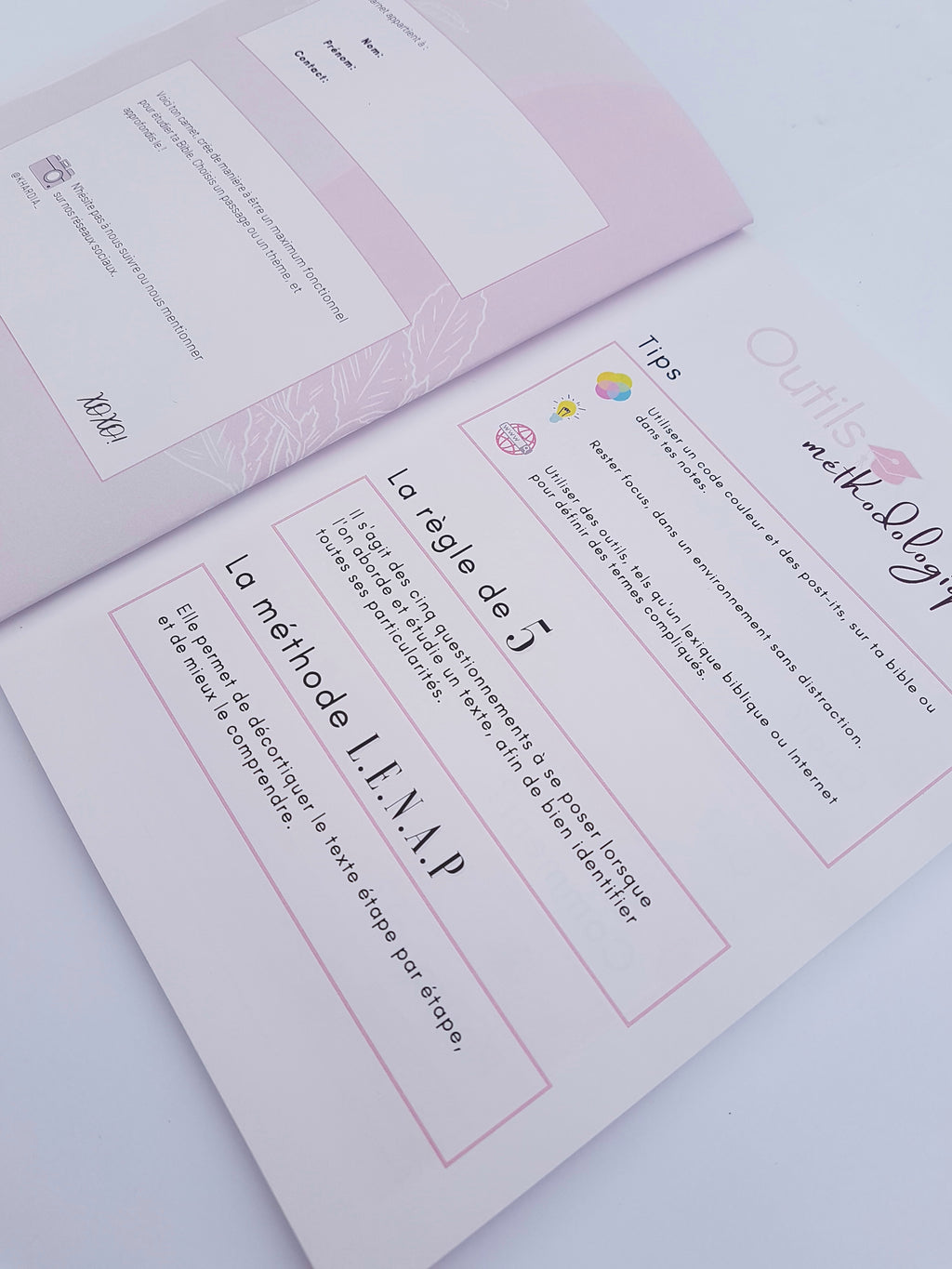 Carnet d'étude biblique