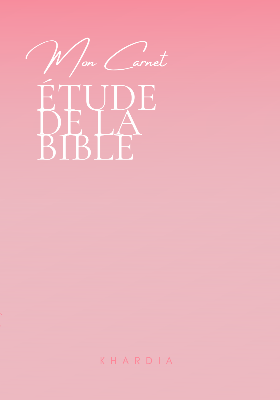 Planner Biblique (Les carnets de la_foi__) (French Edition)